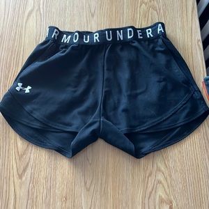 Black under armor shorts